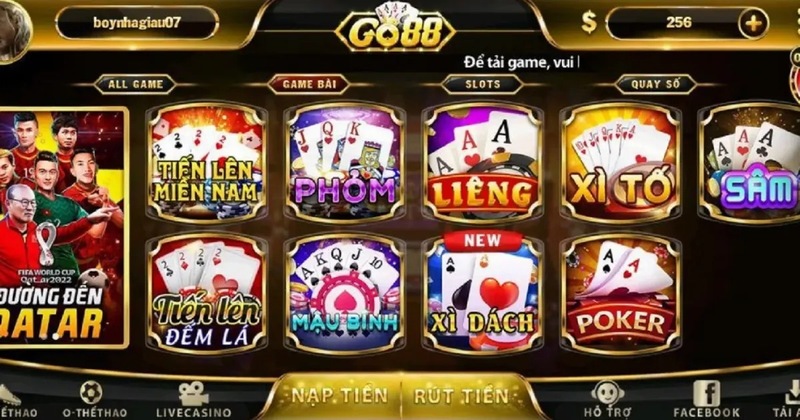 Play Go88 và trải nghiệm game bài trực tuyến với hệ sinh thái tài xỉu tốc độ cao